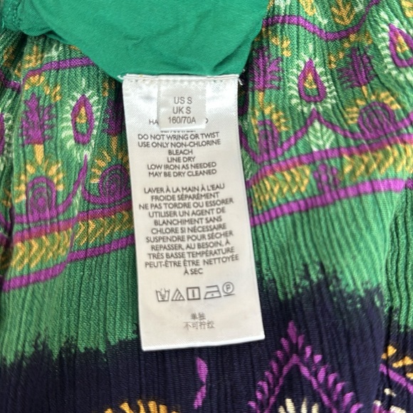 URBAN OUTFITTERS | Culotte Boho Printed Smocked Jumpsuit S - Picture 9 of 12